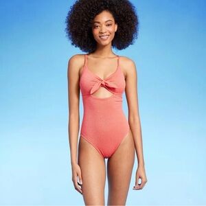 Shade & Shore Vibrant Coral Swimwear